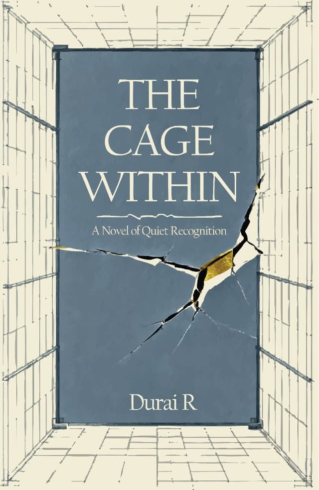 Cover of The Cage Within, a literary novel by Durai R.